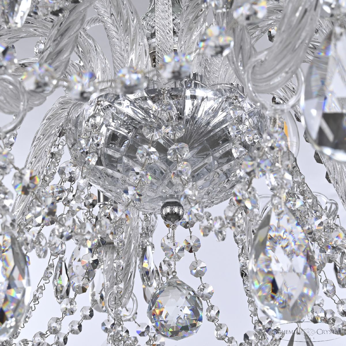 подвесная люстра bohemia ivele crystal 105/10/240 ni