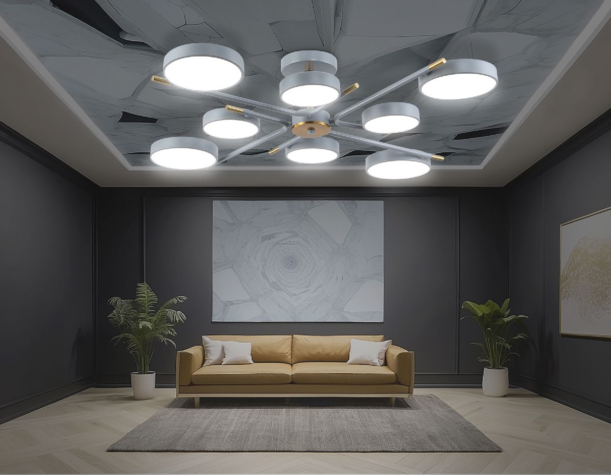 люстра на штанге ambrella light linetech comfort fl516339