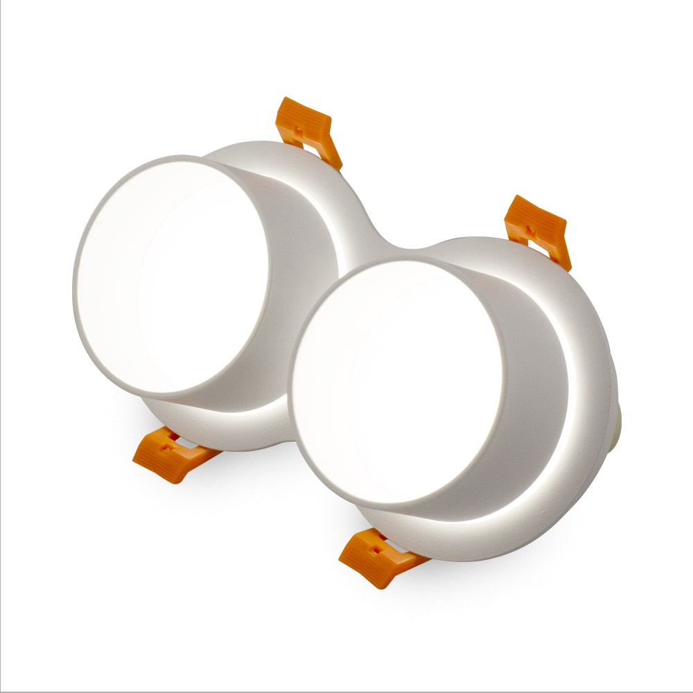 встраиваемый светильник am group am472/2-wh