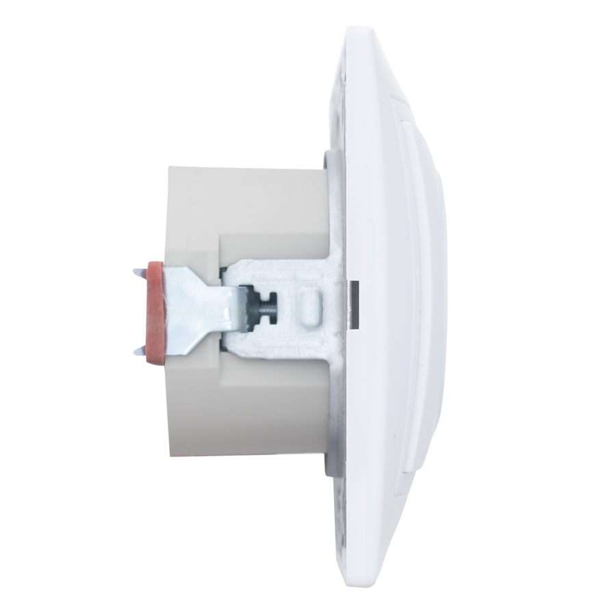 розетка компьютерная rj45 скрытой установки ip20, белая "дельта" general 477230