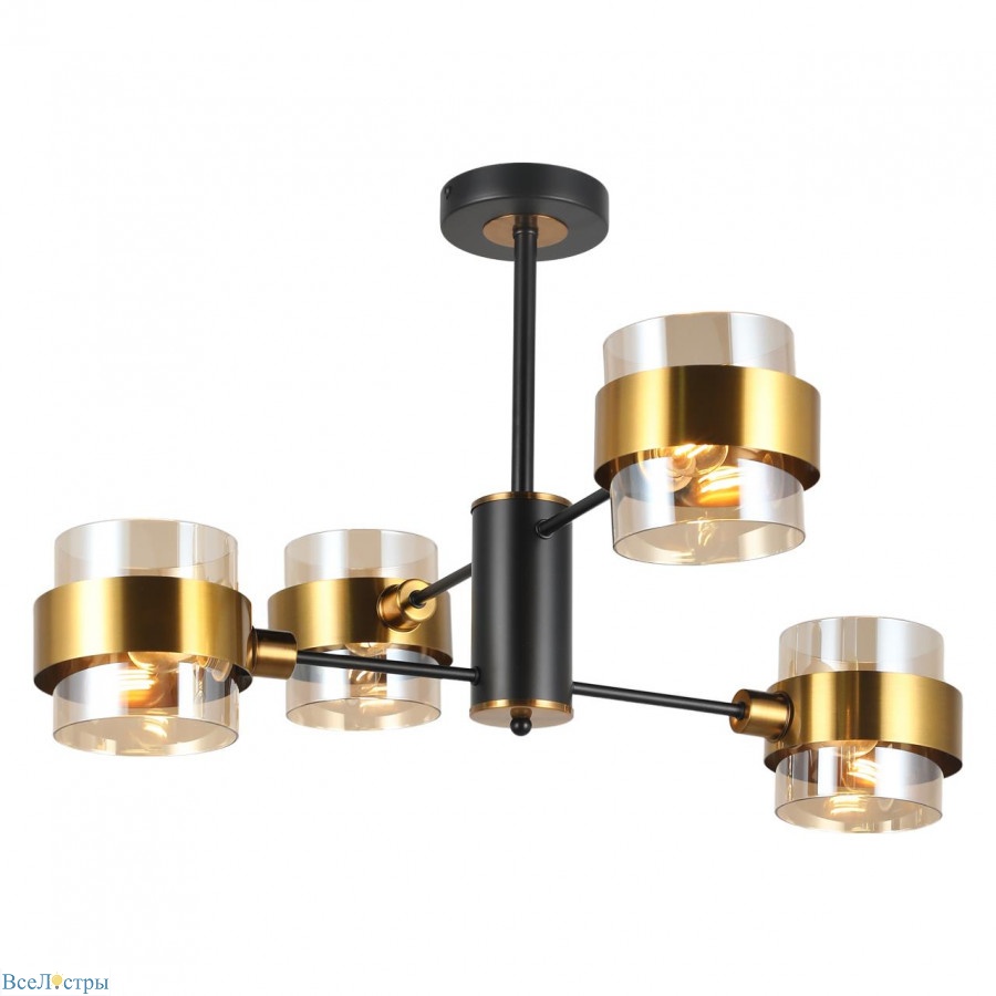люстра на штанге imex md.51891-4-s-bk+gbr
