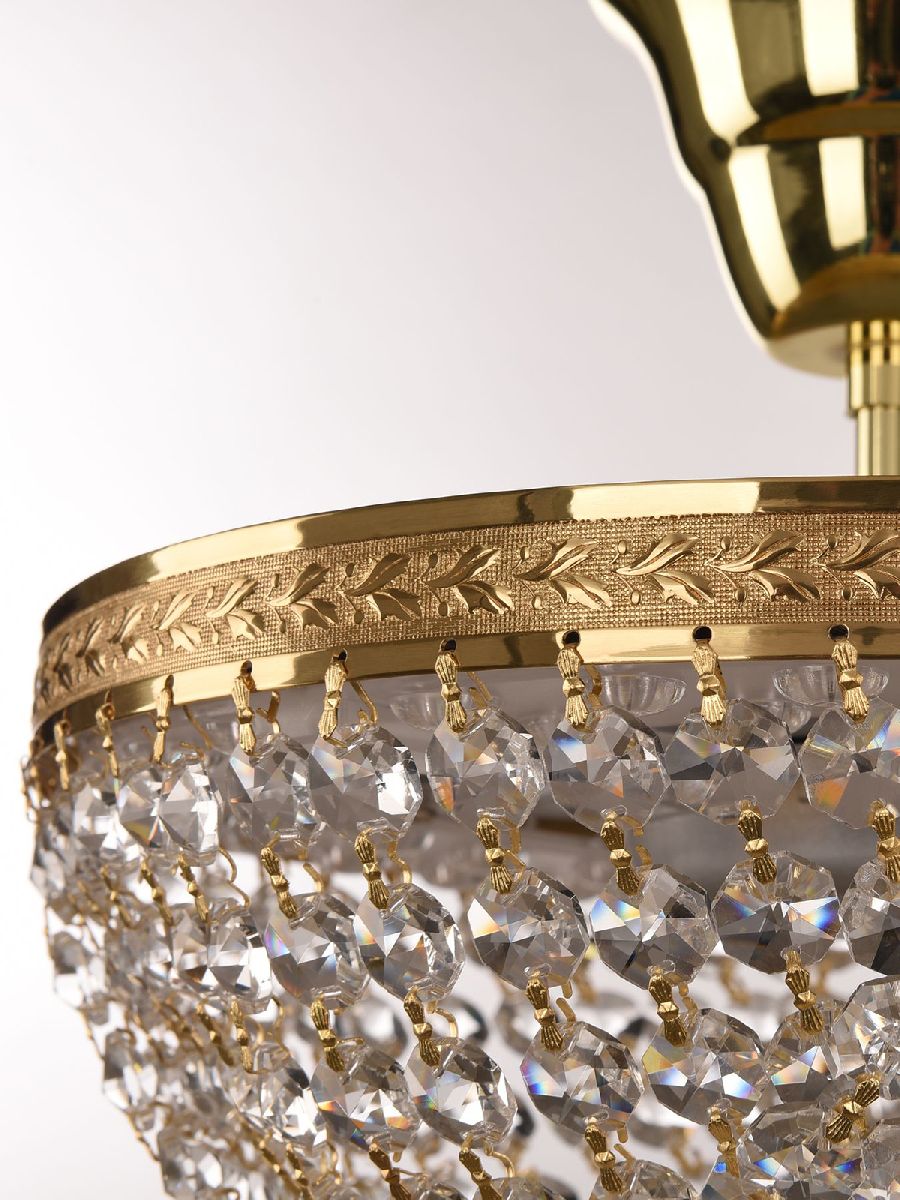 потолочный светильник bohemia ivele crystal 19321/25iv/led-dim g
