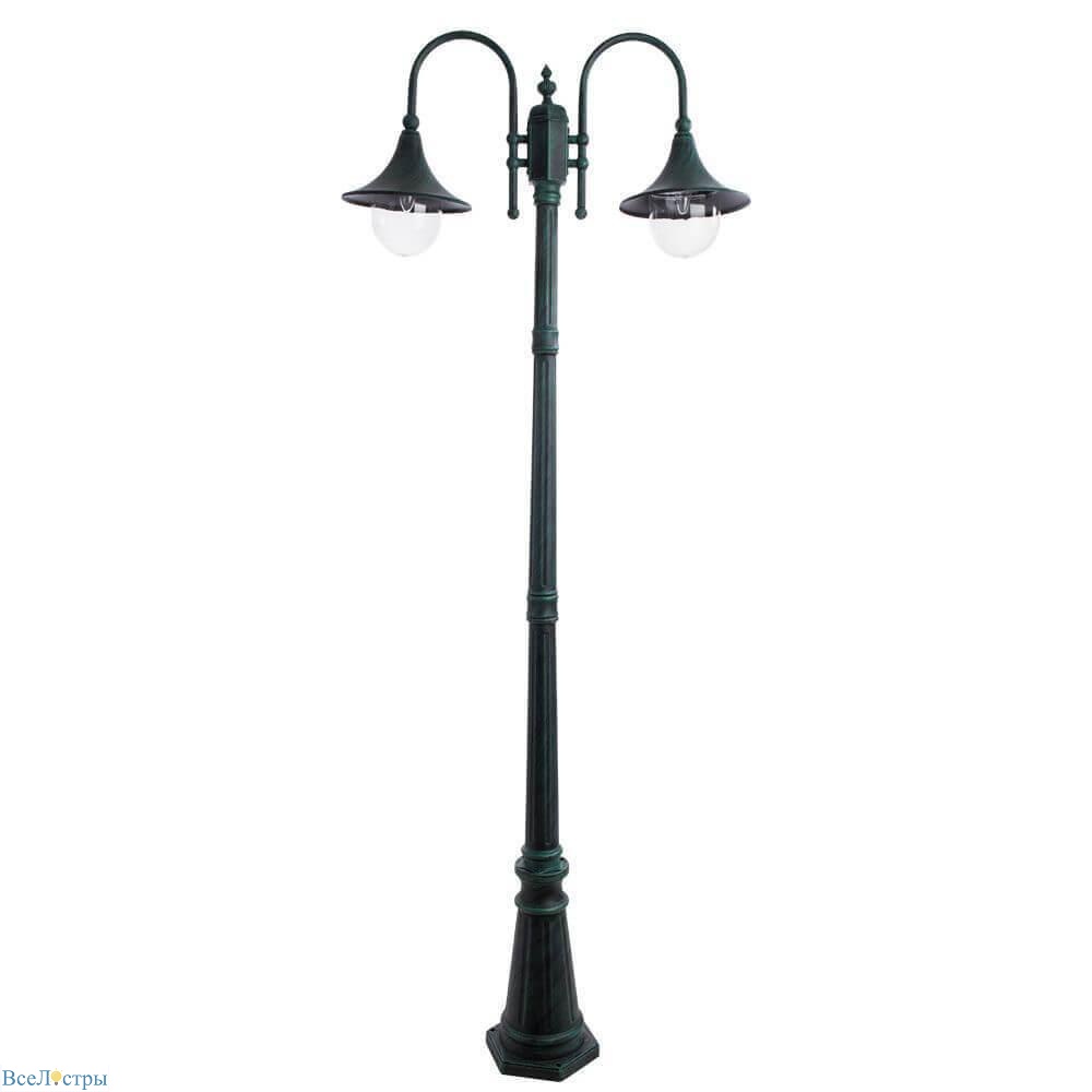садово-парковый светильник arte lamp malaga a1086pa-2bg