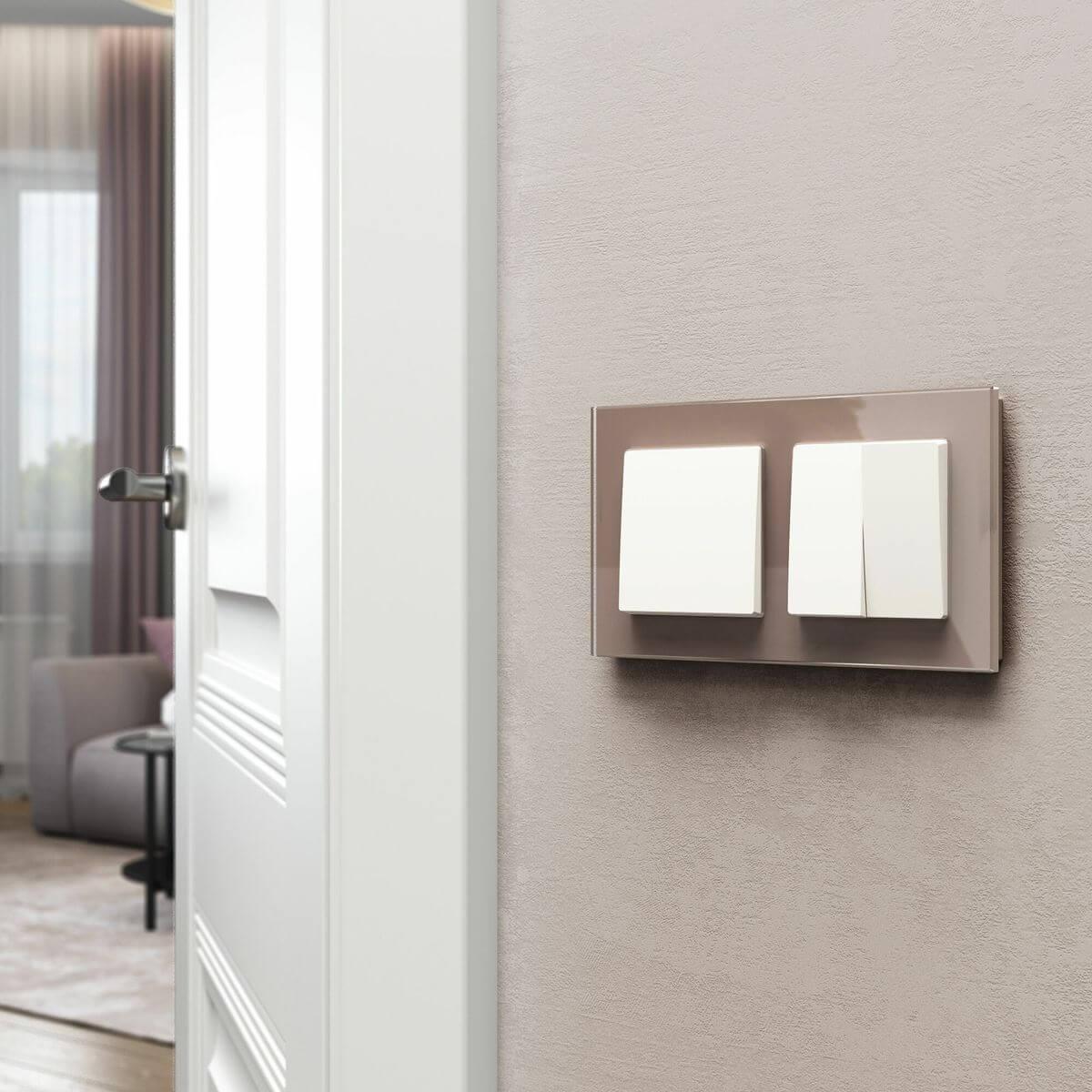 выключатель одноклавишный werkel белый матовый w1110061 4690389184536