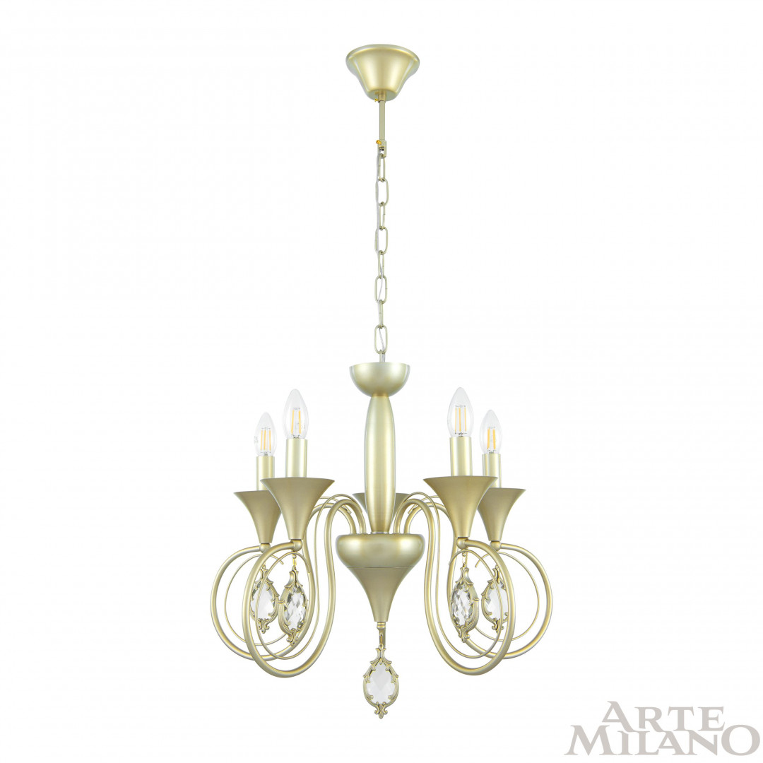 подвесная люстра arte milano 349920/5 cg