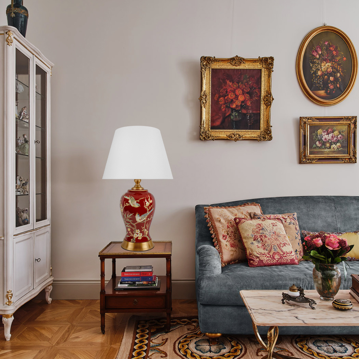 настольная лампа loft it dahlia 10384t