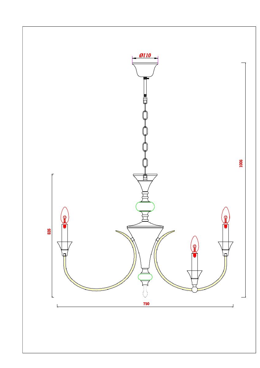 подвесная люстра arte lamp collinetta a4094lm-12pb