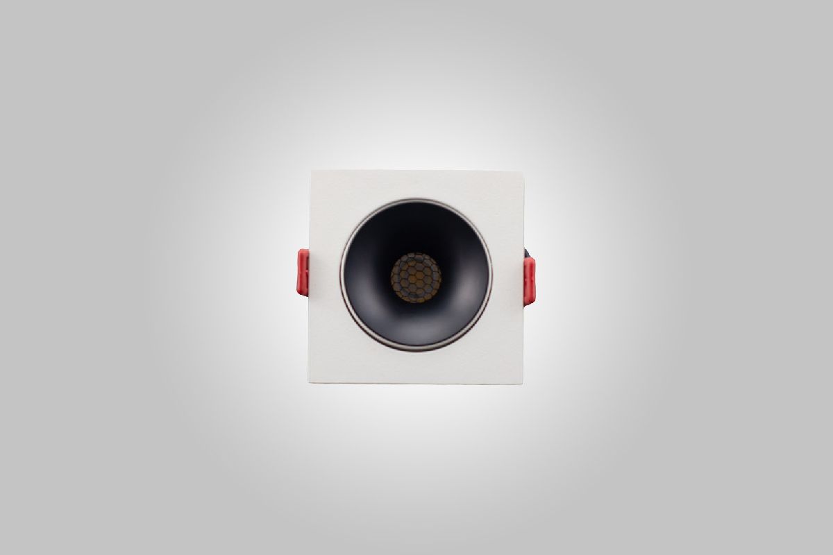 встраиваемый светильник am group am480 bk+wh 7,7w
