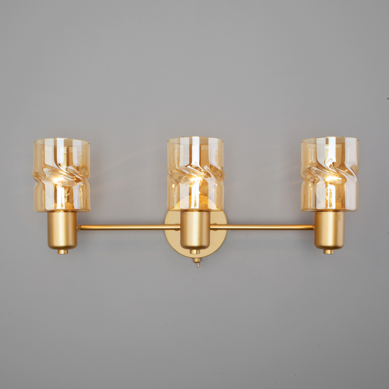 настенный светильник eurosvet ansa 20120/3 перламутровое золото