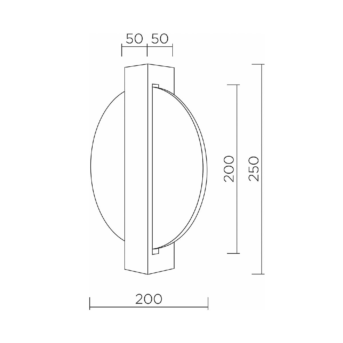 настенный светильник led4u l7366-2 bs