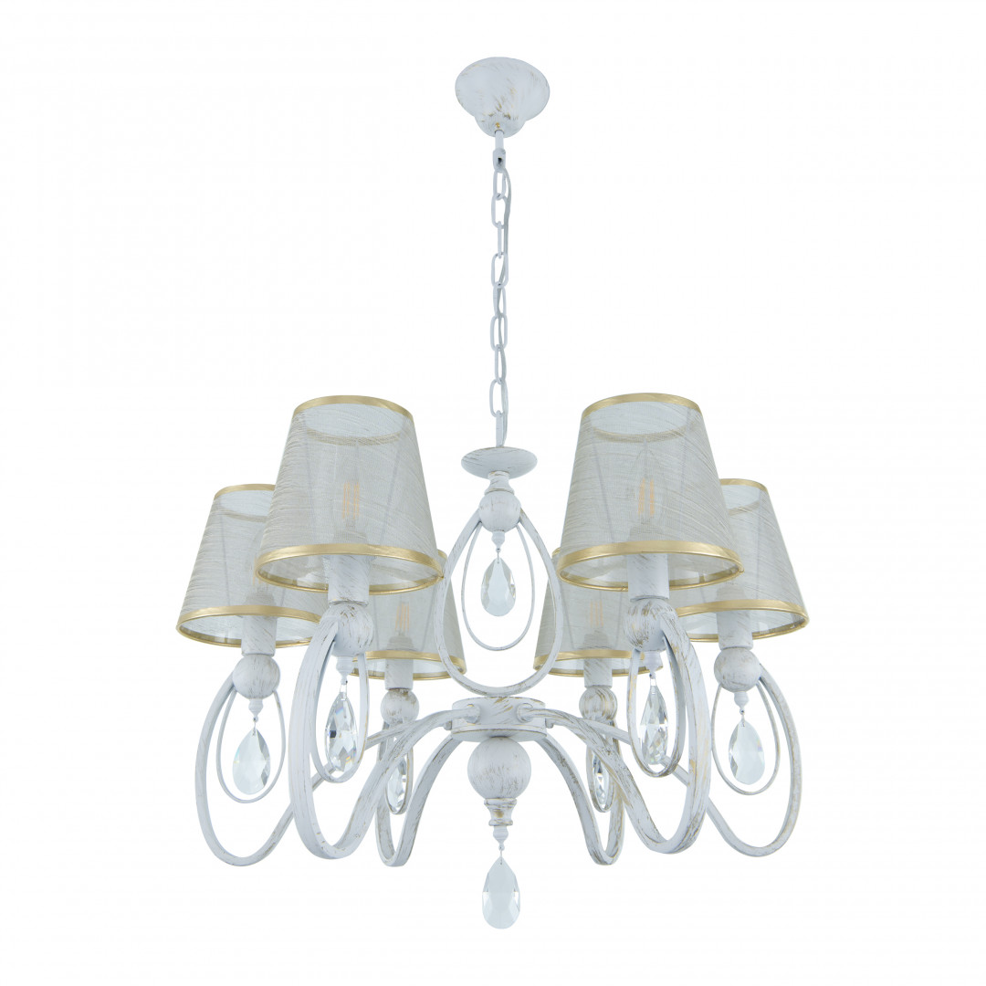 подвесная люстра arte milano 347203/6 wt+g