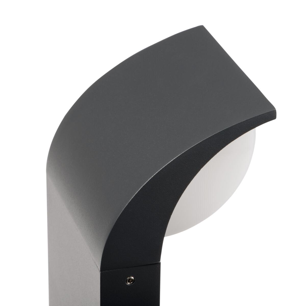 садовый настенный светильник kanlux abete led el 20 gr 36572