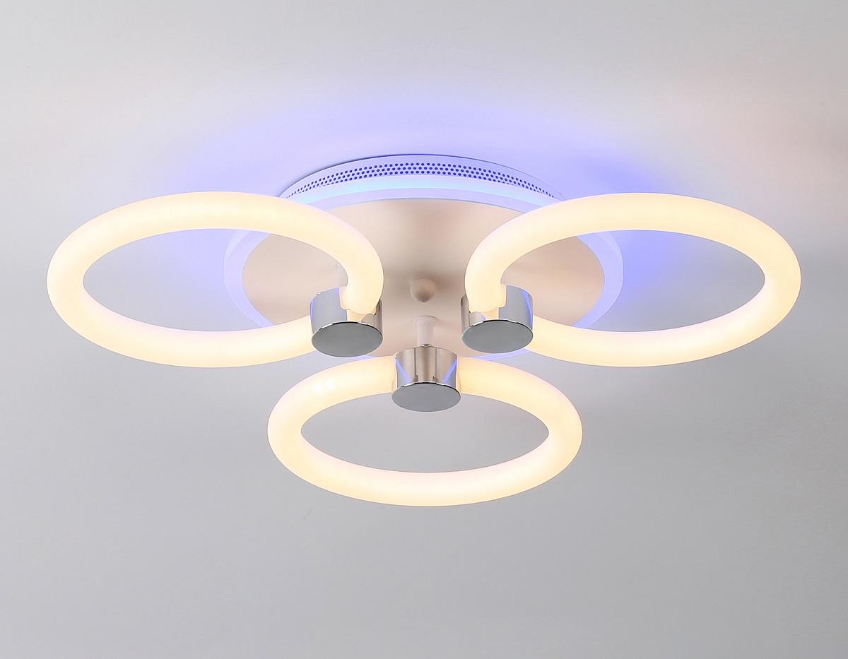потолочная светодиодная люстра ambrella light acrylica original fa3838