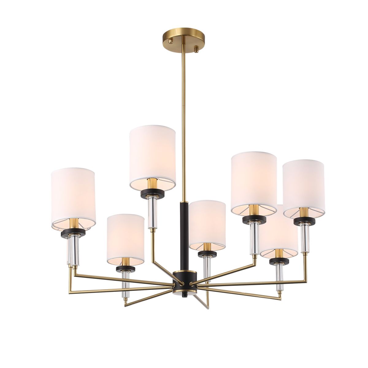 люстра на штанге st luce веритас sl1404.303.08