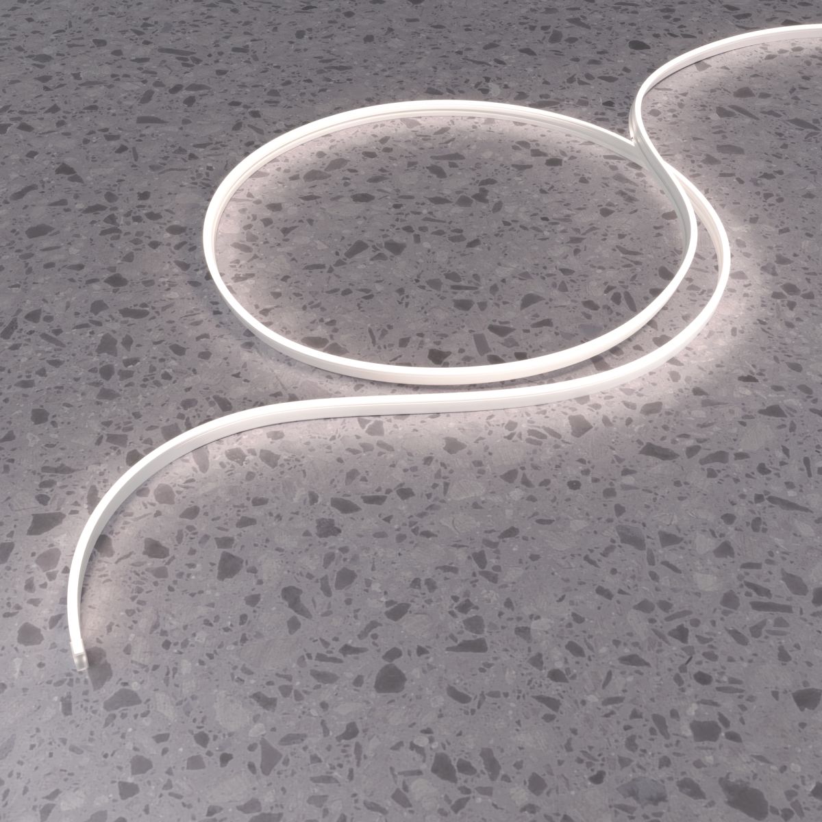 гибкий неон maytoni led strip 24в 10вт/м 4000k 5м ip67 432030