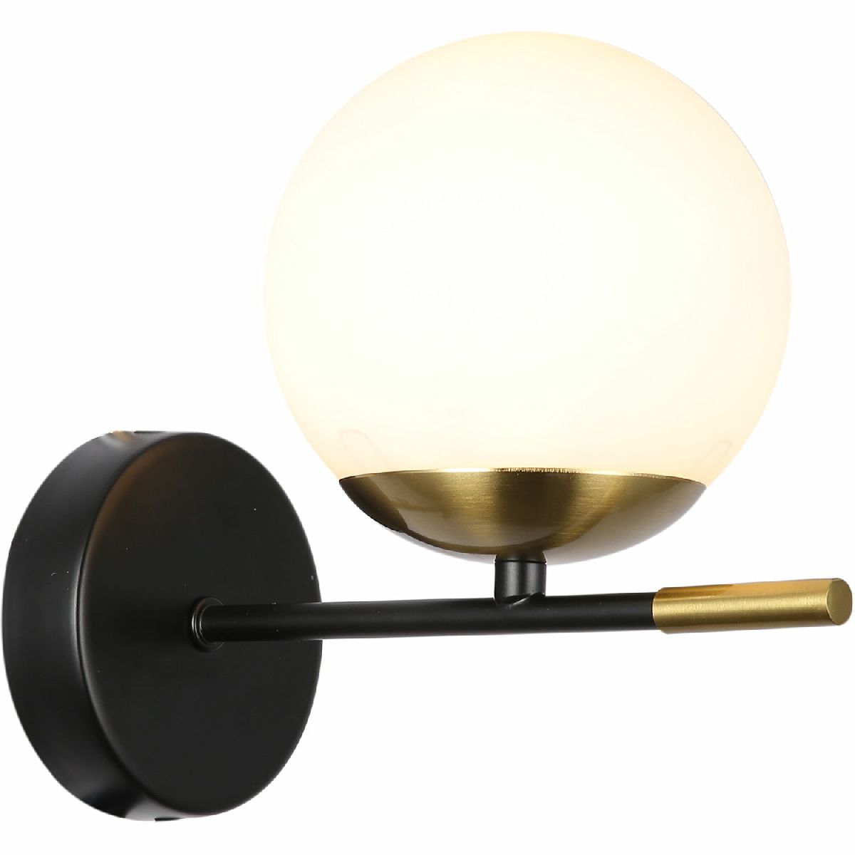 бра illumico il0059-1w-79 bk cop
