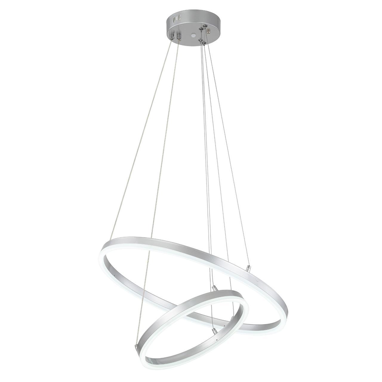 подвесной светодиодный светильник escada void 10254/2led silver app