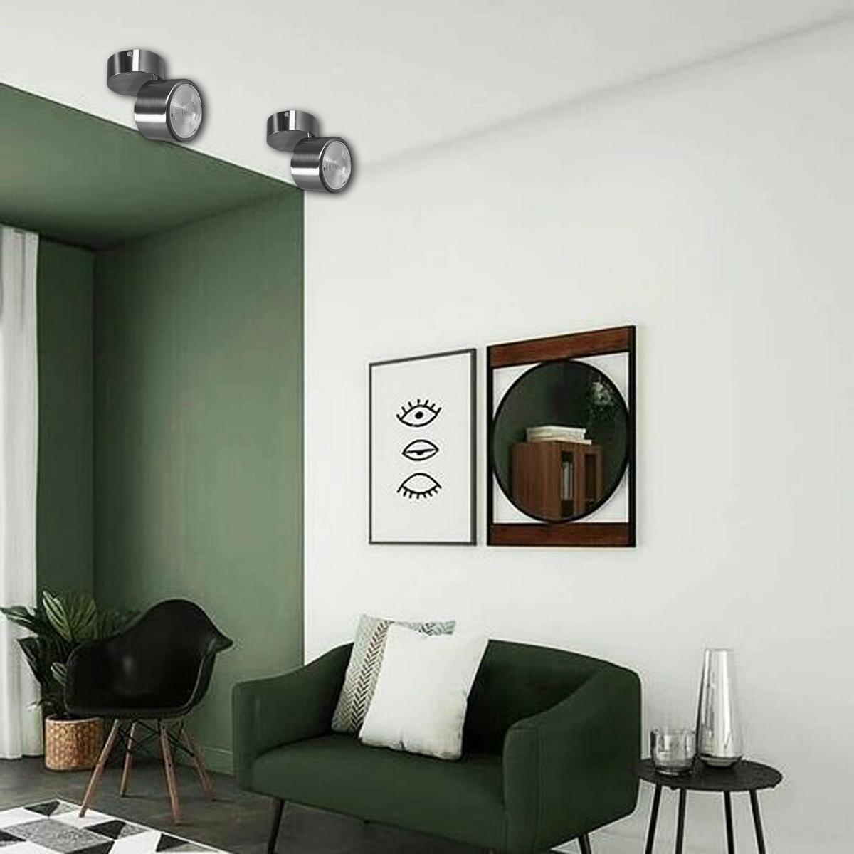 накладной спот reluce 84295-9.5-001rt led12w cr