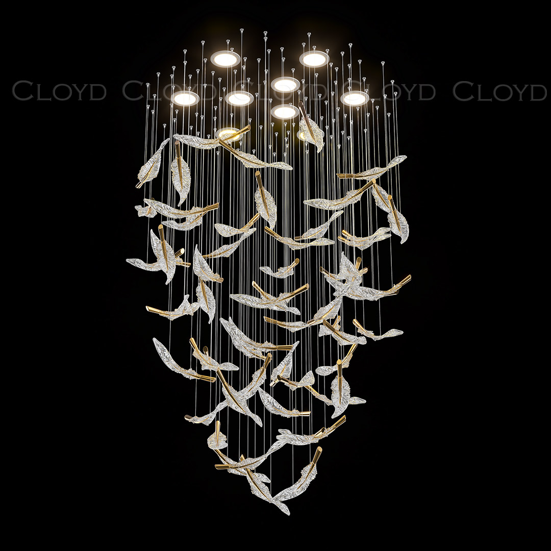 каскадная люстра cloyd aeria 60002
