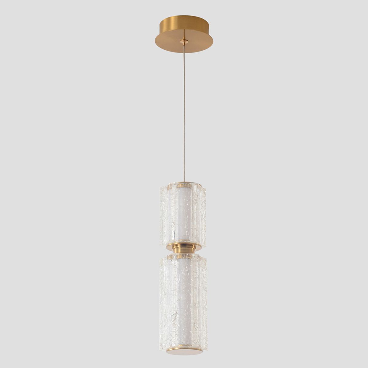 подвесной светильник crystal lux antique sp23w led brass