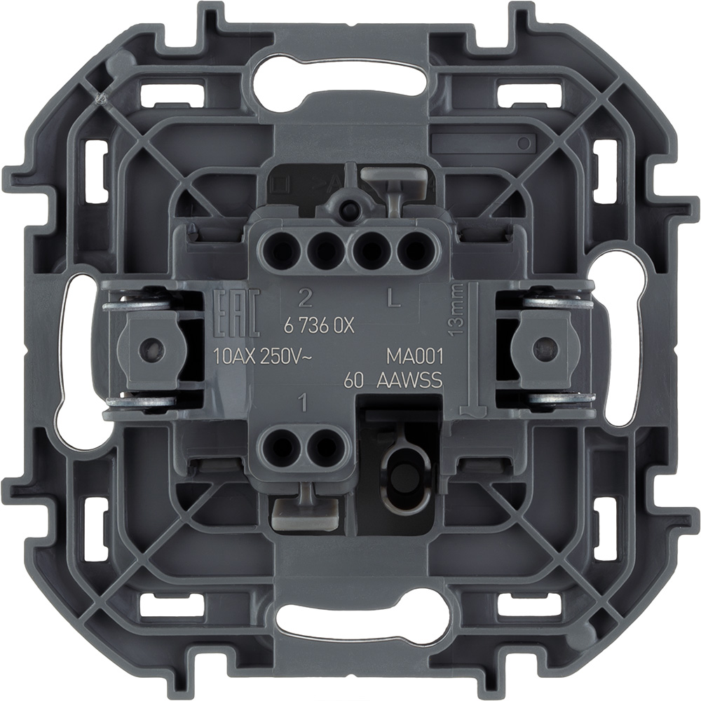 выключатель одноклавишный legrand inspiria 673603