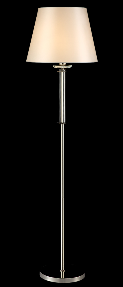 торшер crystal lux nicolas nicolas pt1 nickel/white
