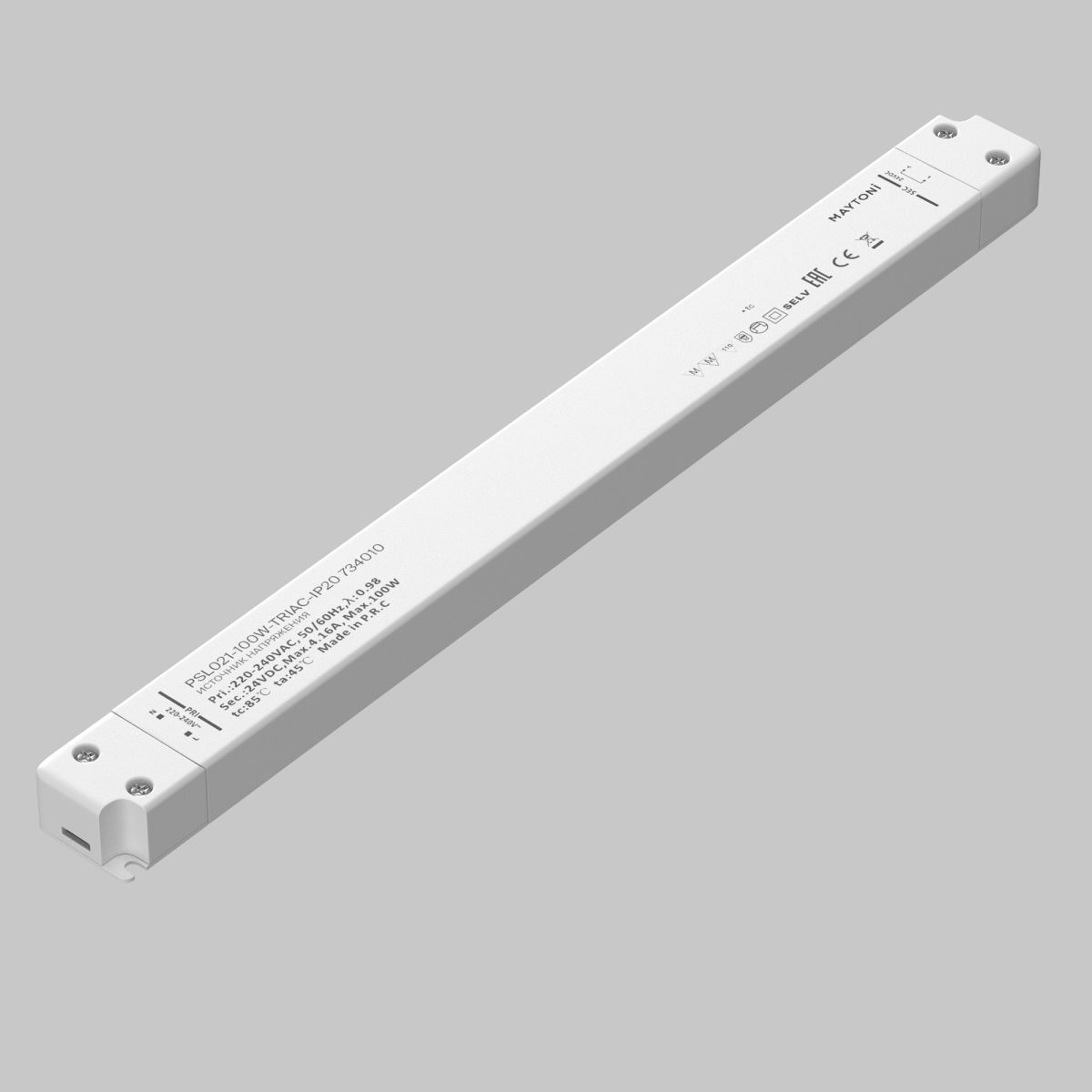 источник напряжения maytoni triac 100вт dc24в ip20 734010