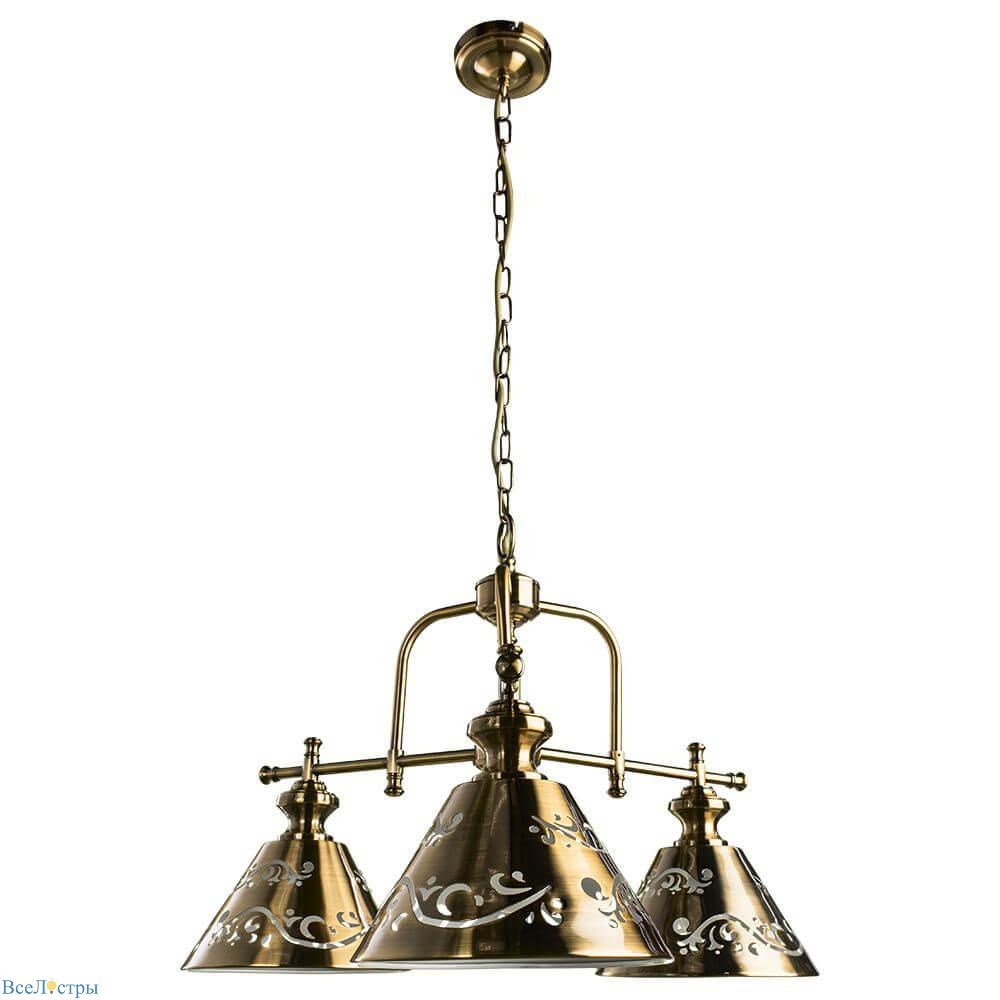подвесная люстра arte lamp kensington a1511lm-3pb