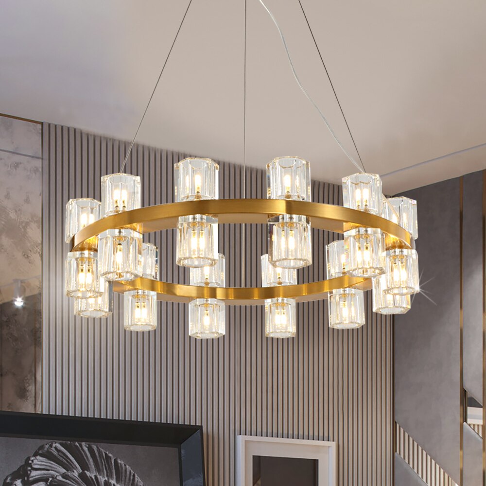подвесная люстра delight collection arcachon 8530p/d610 gold