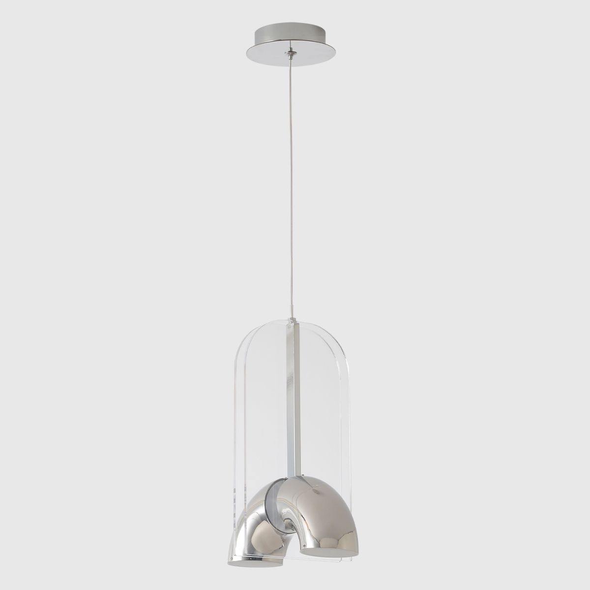 подвесной светильник crystal lux element sp12w led chrome