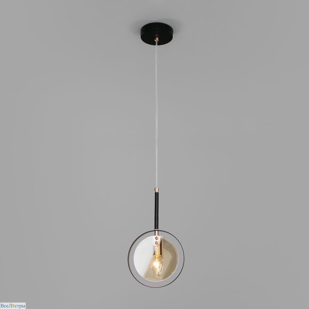 подвесной светильник eurosvet gallo 50121/1 черный