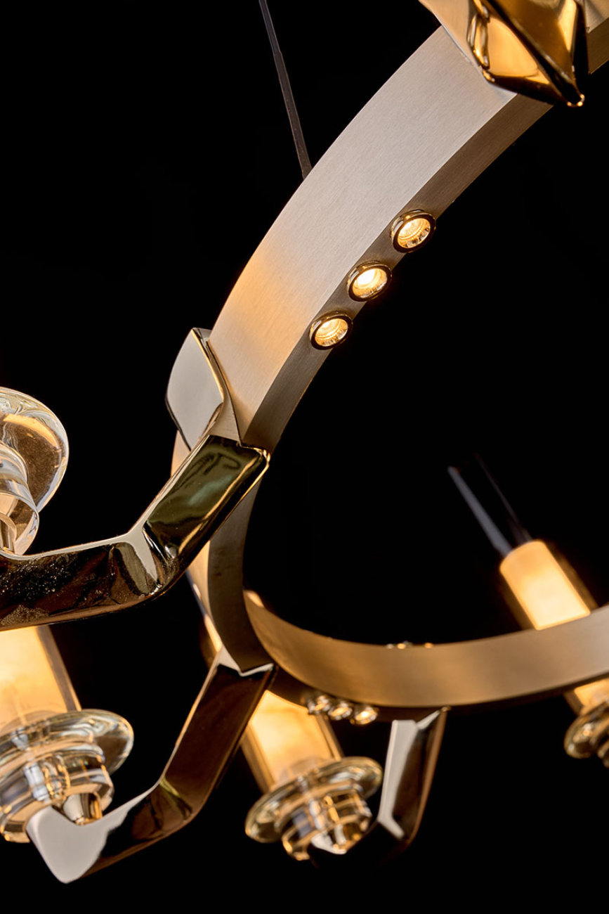 подвесная люстра alana le7907/6 chrome