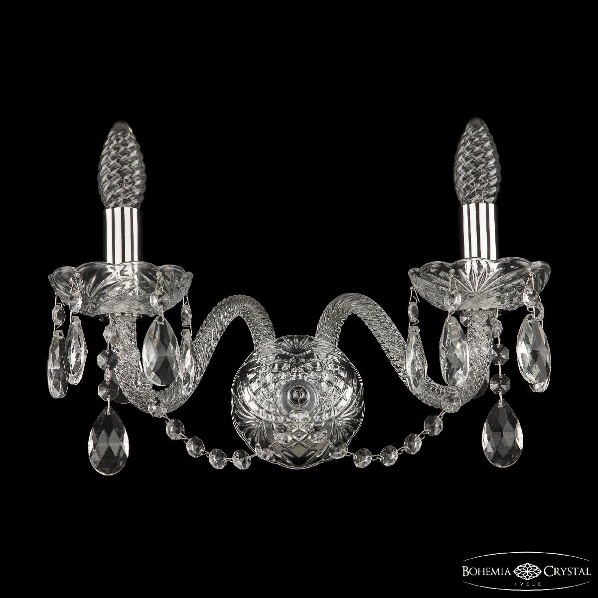 бра bohemia ivele crystal 101b/2/165 ni
