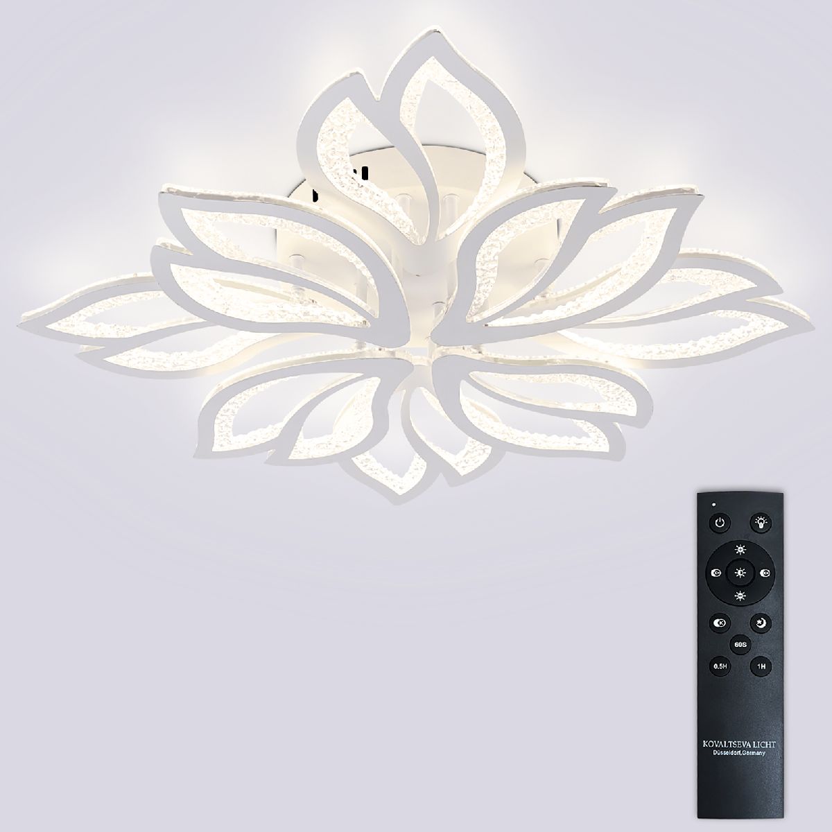 потолочная люстра natali kovaltseva fortuna led lamps 81109/7c