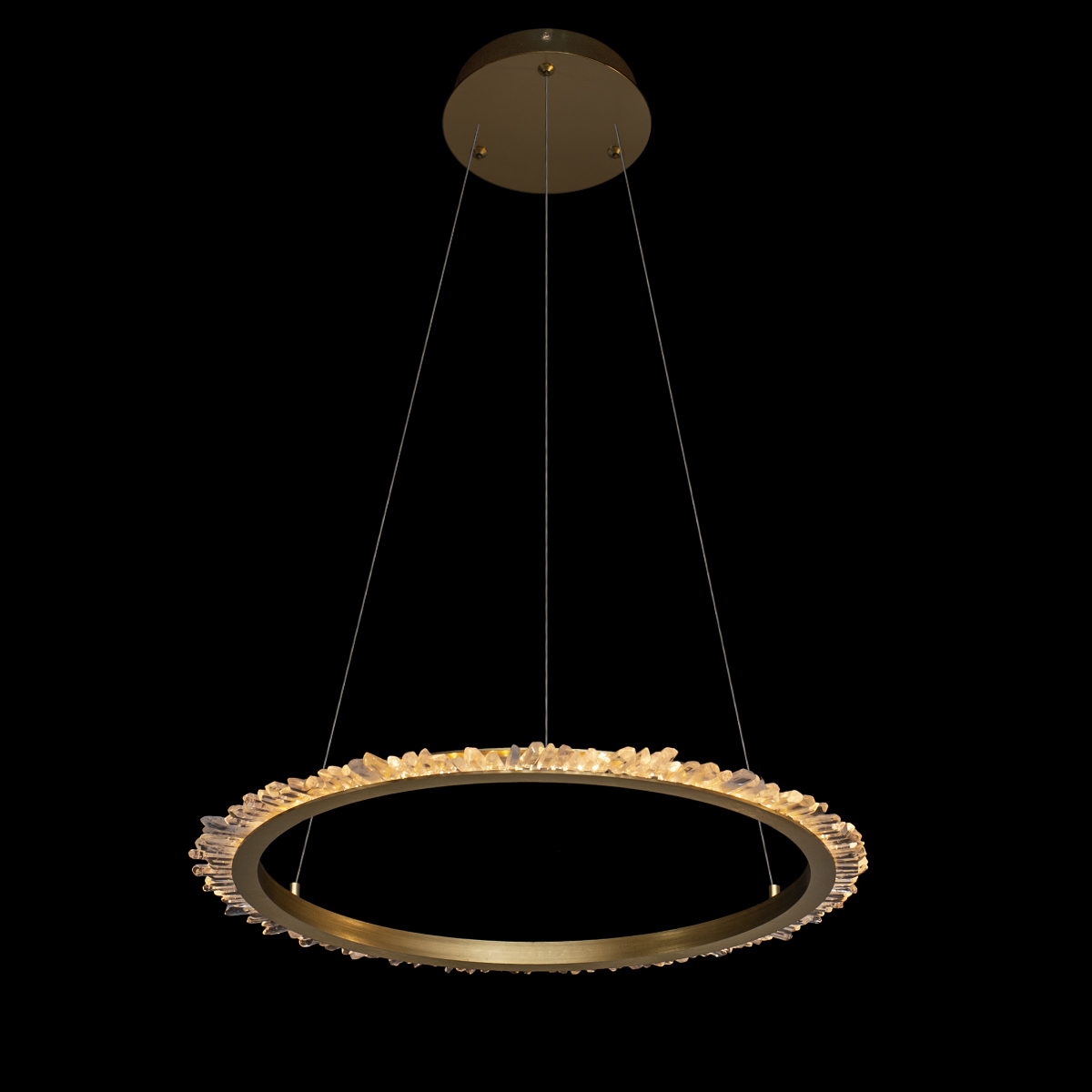 подвесная люстра delight collection quartz halo md20020154-1b satin gold