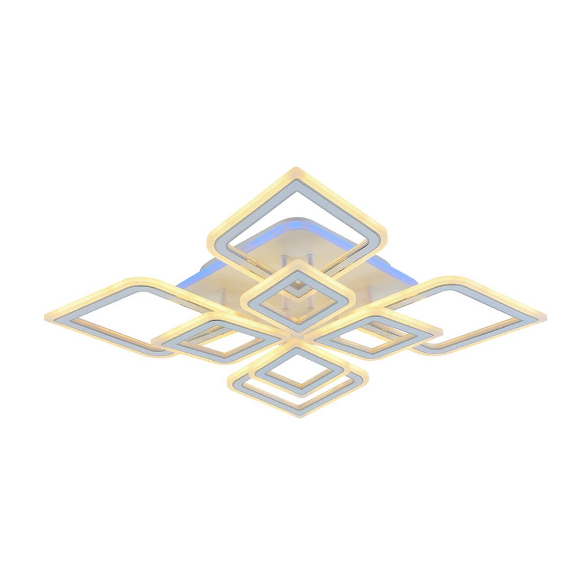 потолочная светодиодная люстра profit light 8464/4+4b wht