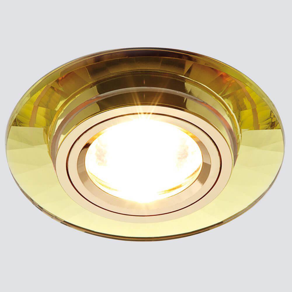 встраиваемый светильник ambrella light classic 8160 gold
