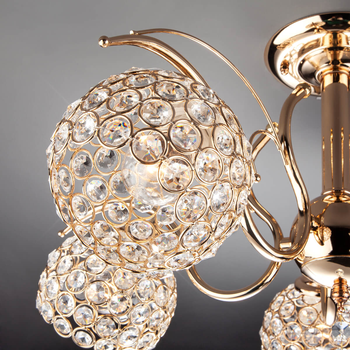 потолочная люстра eurosvet 7777/5 золото