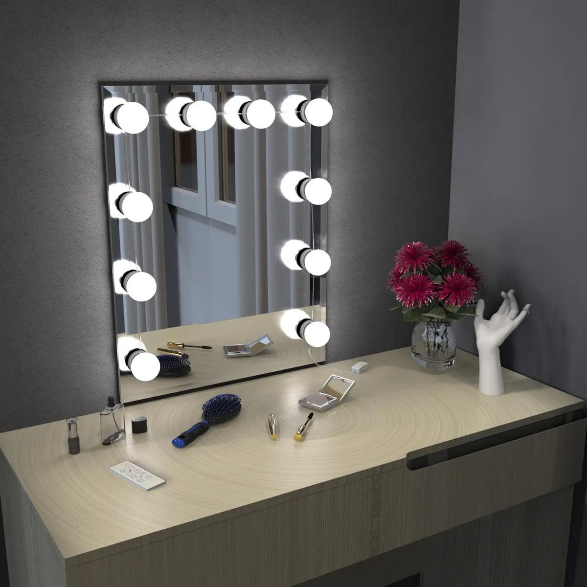 светодиодный светильник для зеркал gauss makeup mk001
