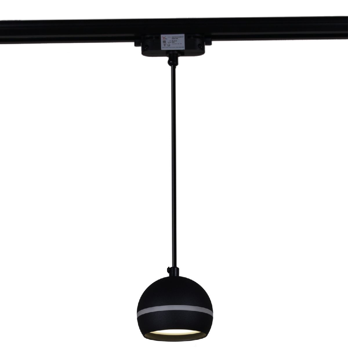 трековый однофазный светильник reluce 53015-0.9-001ct gx53 bk