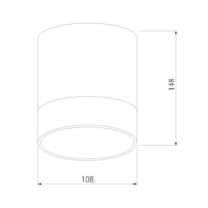 уличный светодиодный светильник elektrostandard light led 35140/h серый 4690389177965
