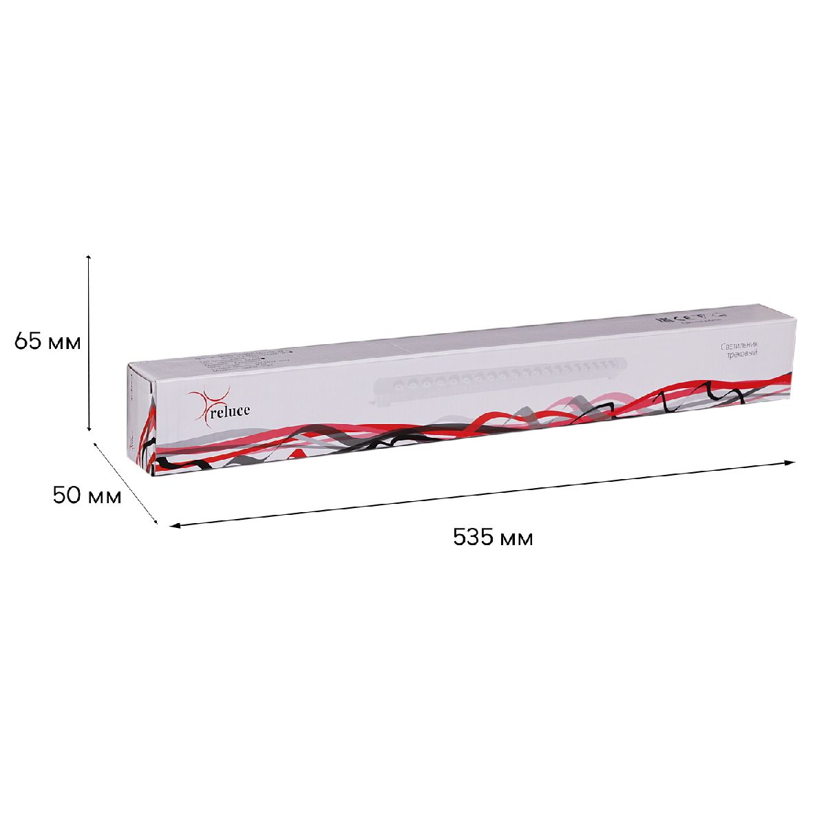 трековый однофазный светильник reluce 06185-9.3-001c led30w wt
