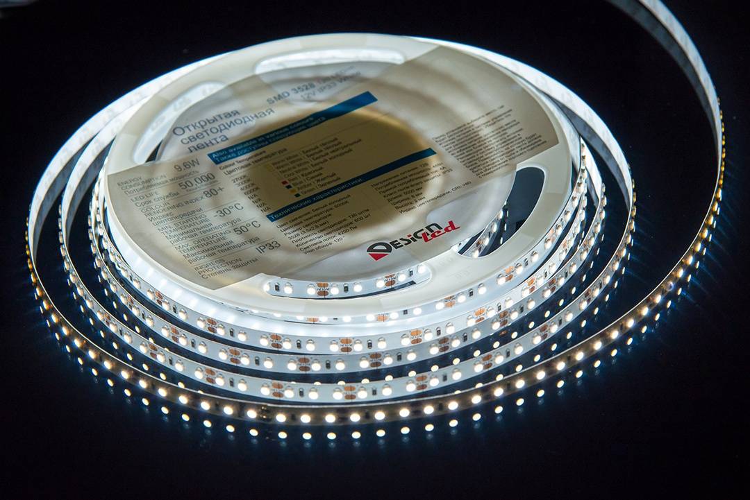 светодиодная лента designled dsg3120-12-w-33 000525