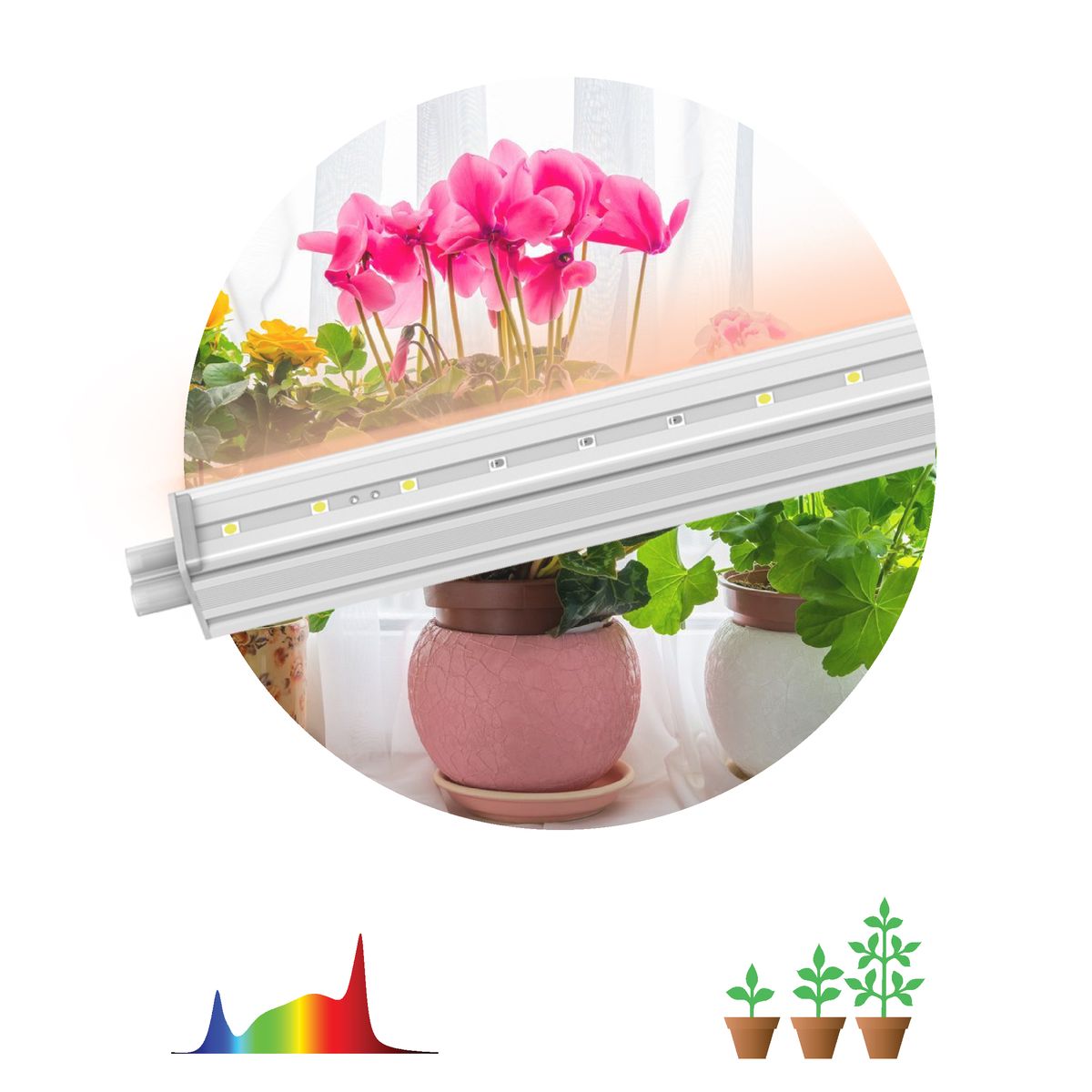 светильник для растений эра fito-14w-t5-ra90 б0049312