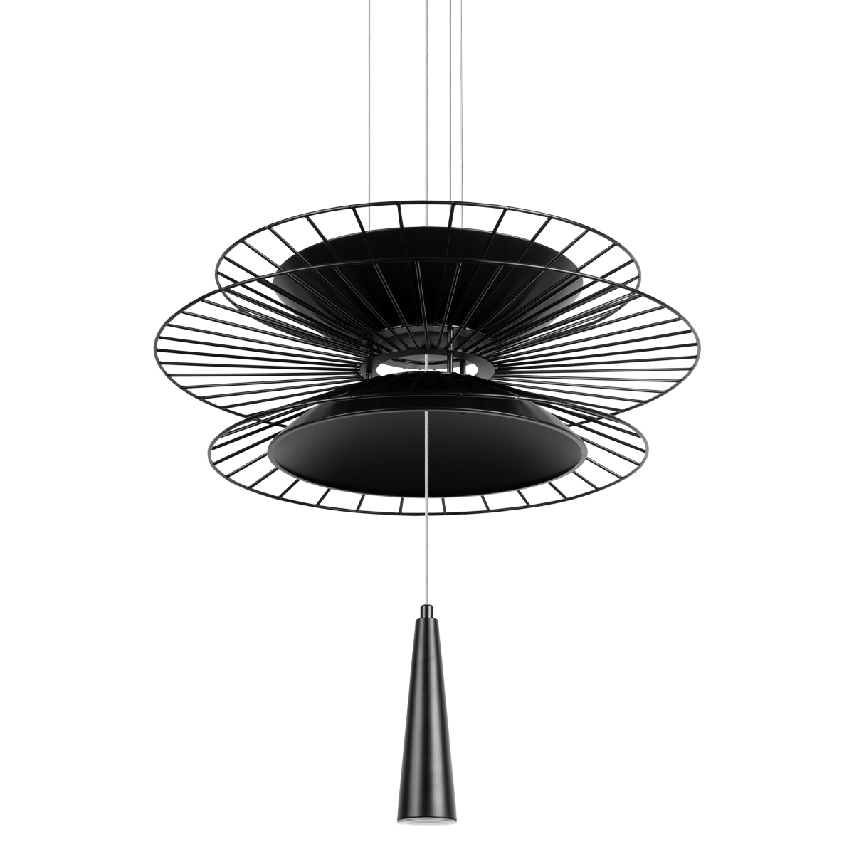 подвесная люстра loft it star 10141b/400 black