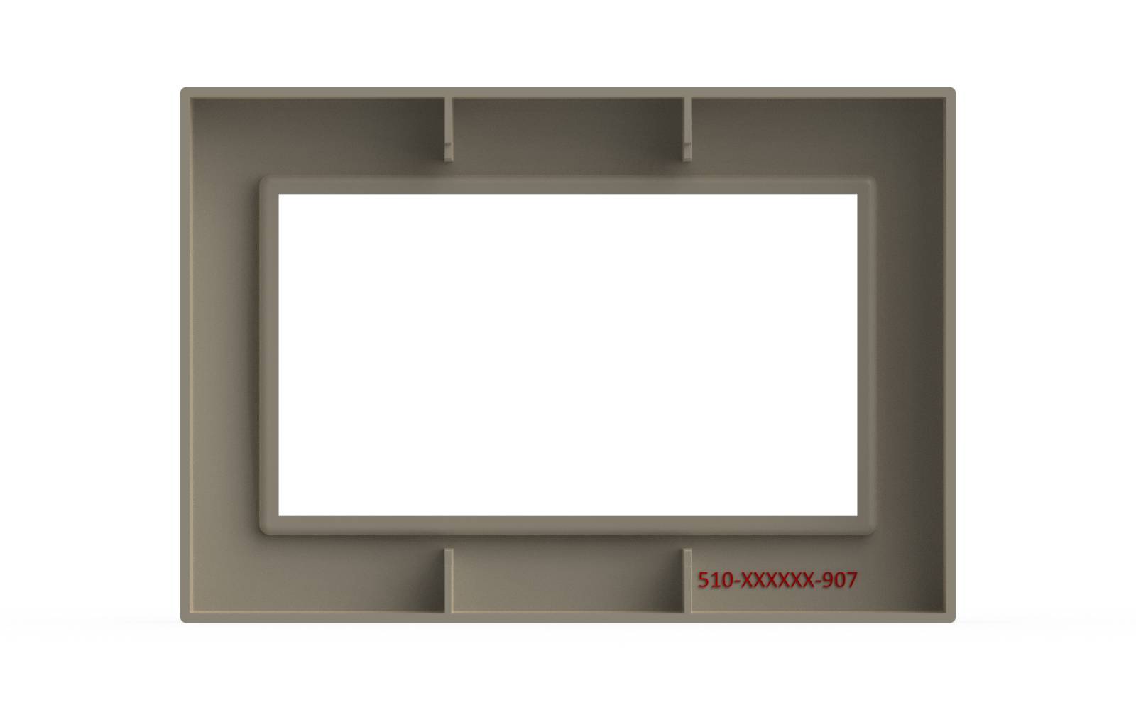 рамка для двухместной розетки с заземлением elbi vega 510-010300-907