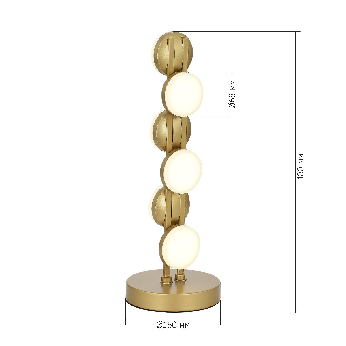 настольная лампа st luce monro sl6610.204.06