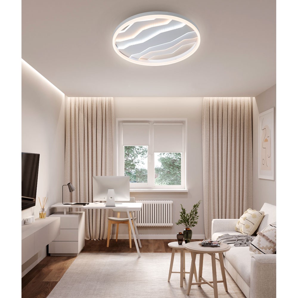 потолочный светильник led4u l1055-500 wh