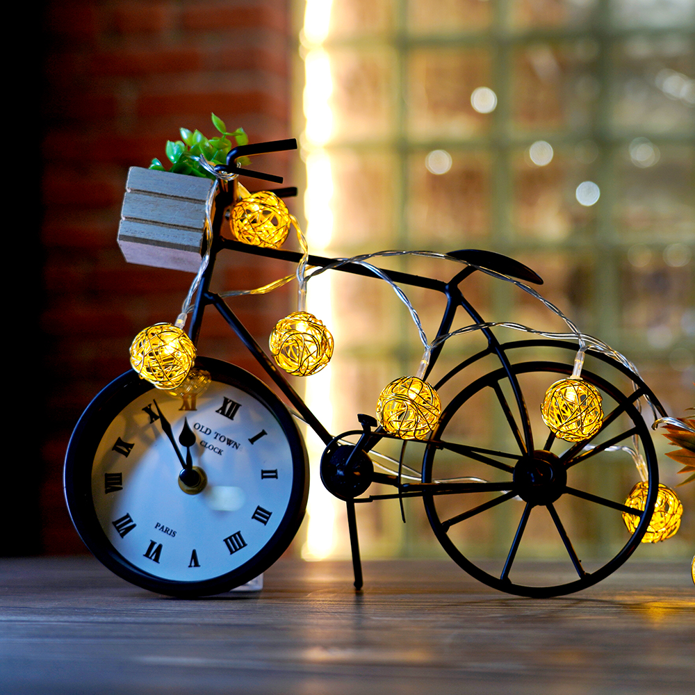 гирлянда линейная золотые шарики feron cl594 51450