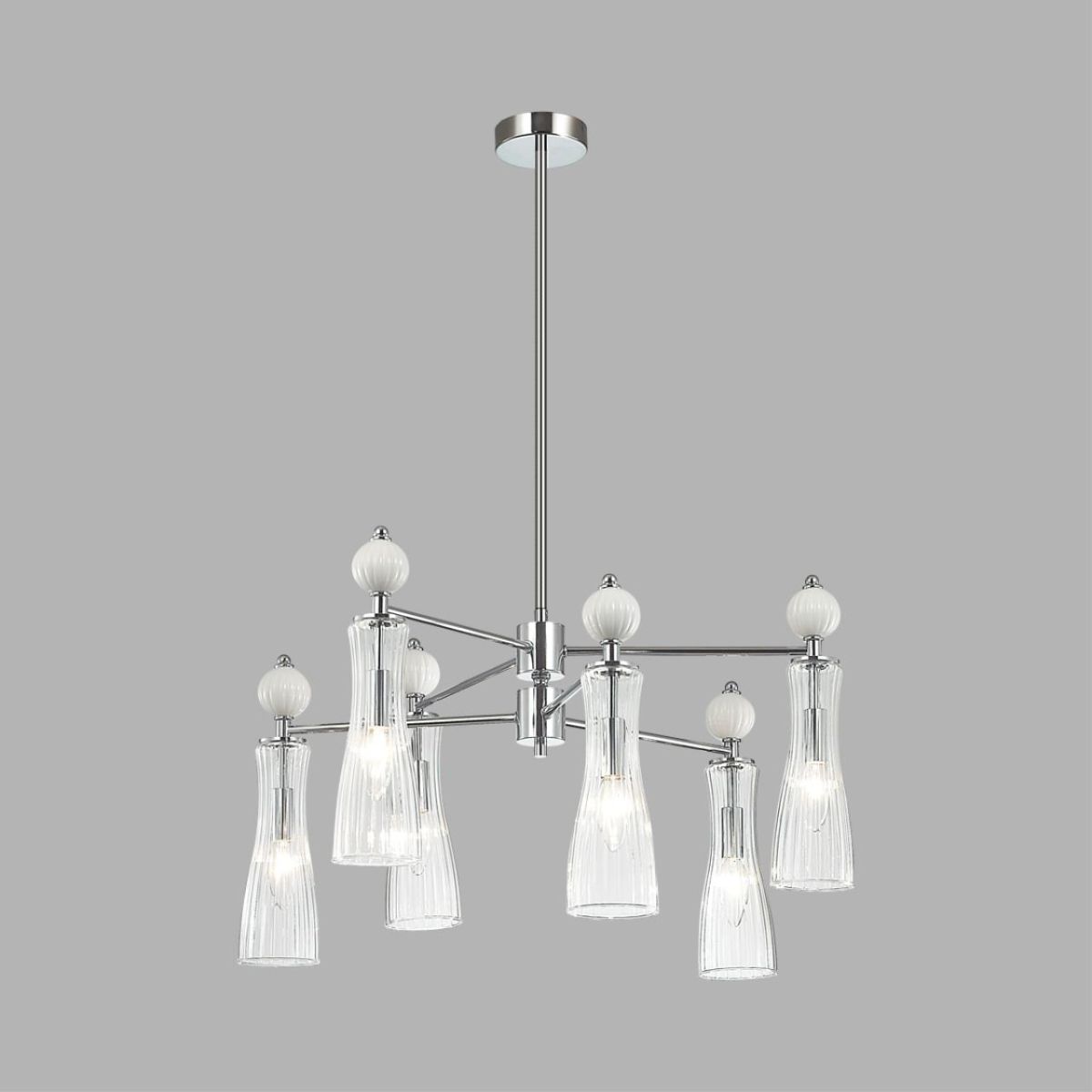 люстра на штанге lumion neoclassi emily 8268/6